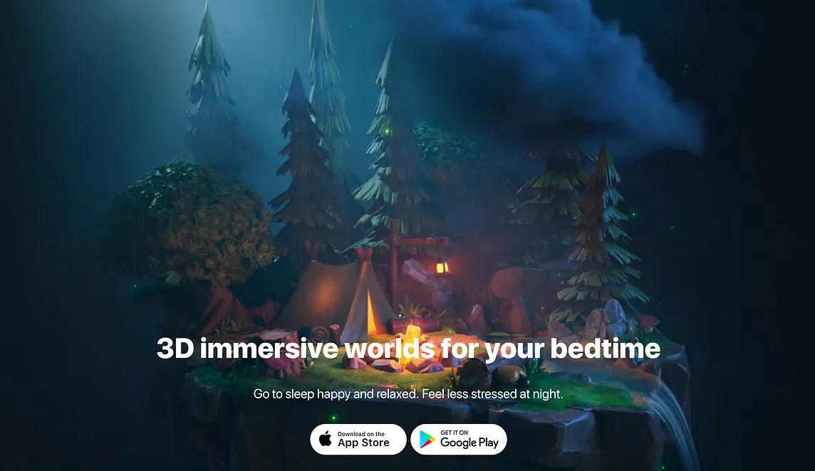 Loóna: The Bedtime App That Lets You Color a Story to Sleep