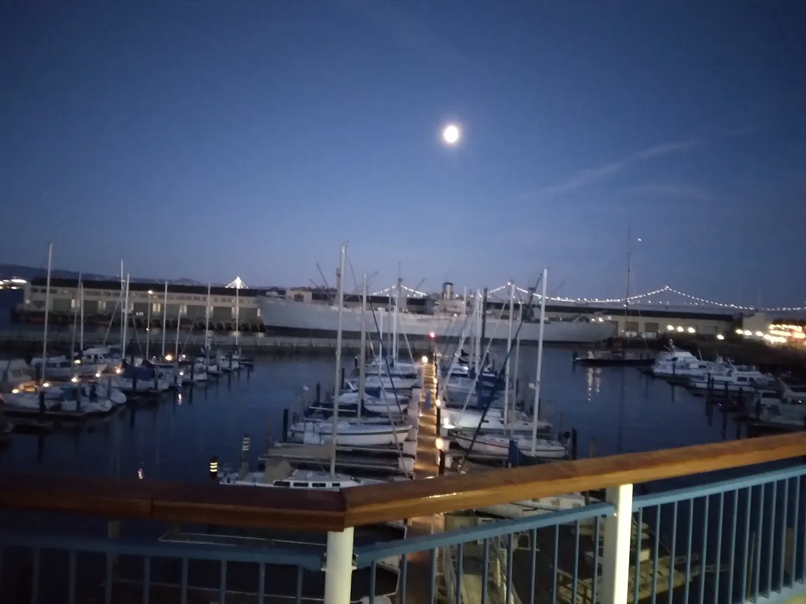 . . . And the Moon Shines on the Bay