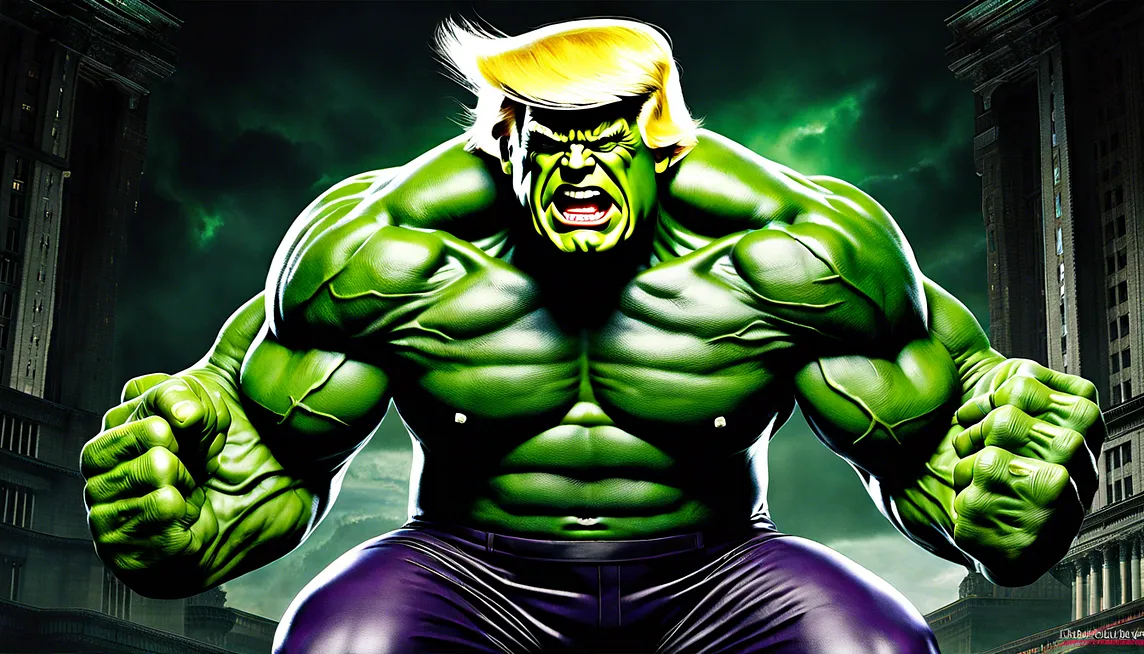 Donald Trump is the Incredible Hulk!