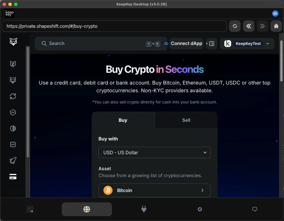 How to Buy Crypto Direct to Your KeepKey Wallet