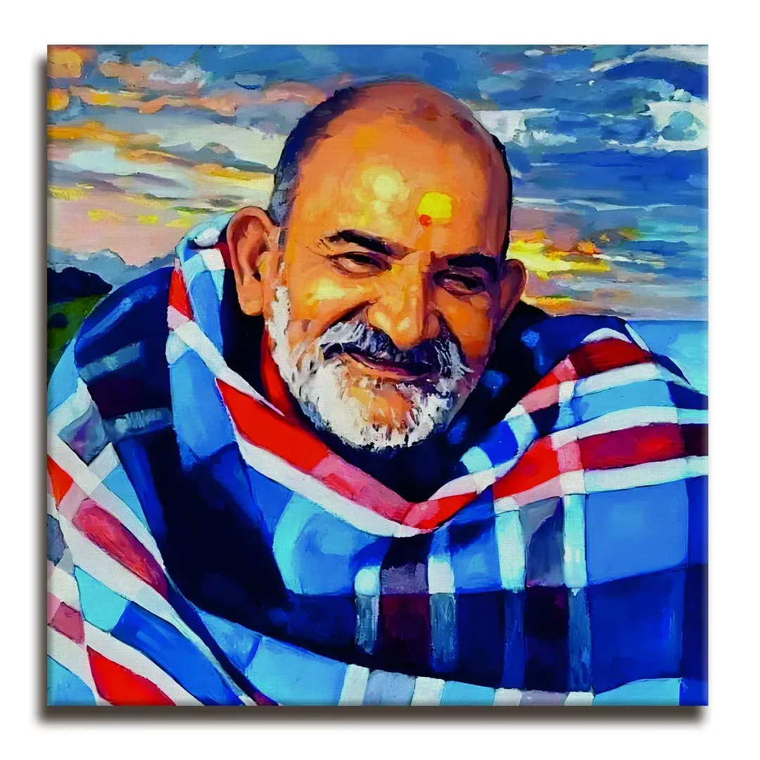 Image of Indian Mystic saint and Guru Neem Karoli Baba