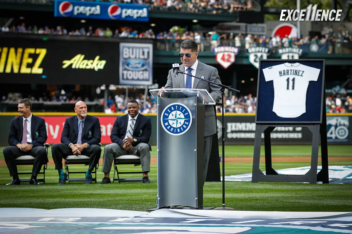 Edgar Martinez’s Number 11 Retired by the Mariners