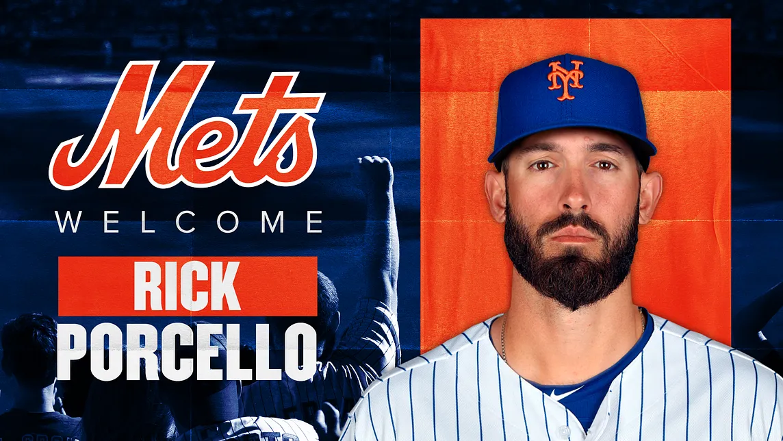 METS SIGN RHP RICK PORCELLO TO A ONE-YEAR CONTRACT