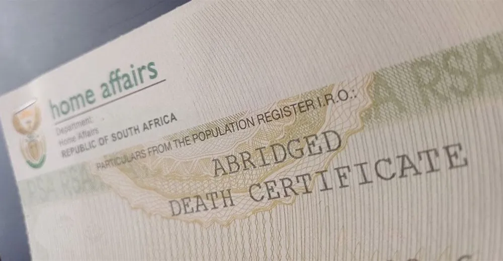 The difference between abridged and unabridged death certificate