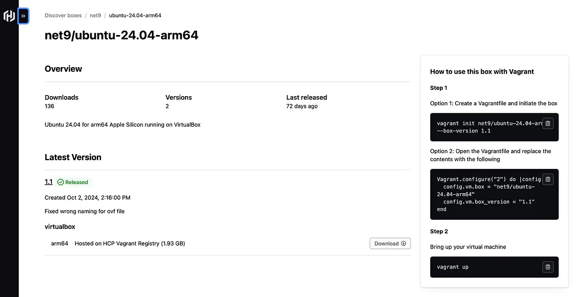 First arm64 Ubuntu box image for VirtualBox?