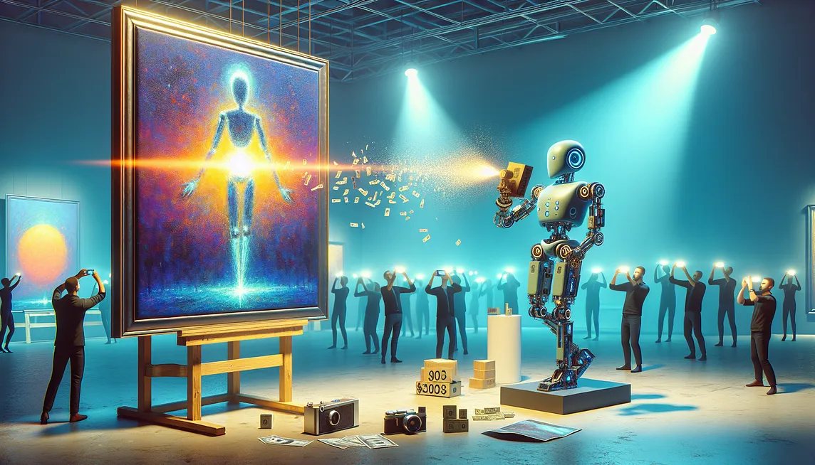 Robot Artist Ai-Da Makes Art History with Record $1.32 Million Sale at Auction