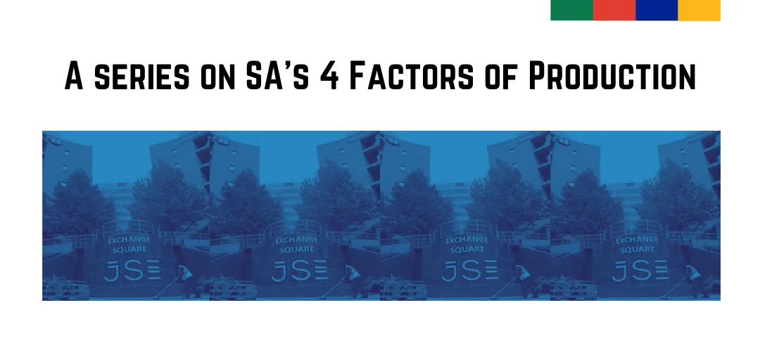 SA’s 4FoP(4/6): Entrepreneurship