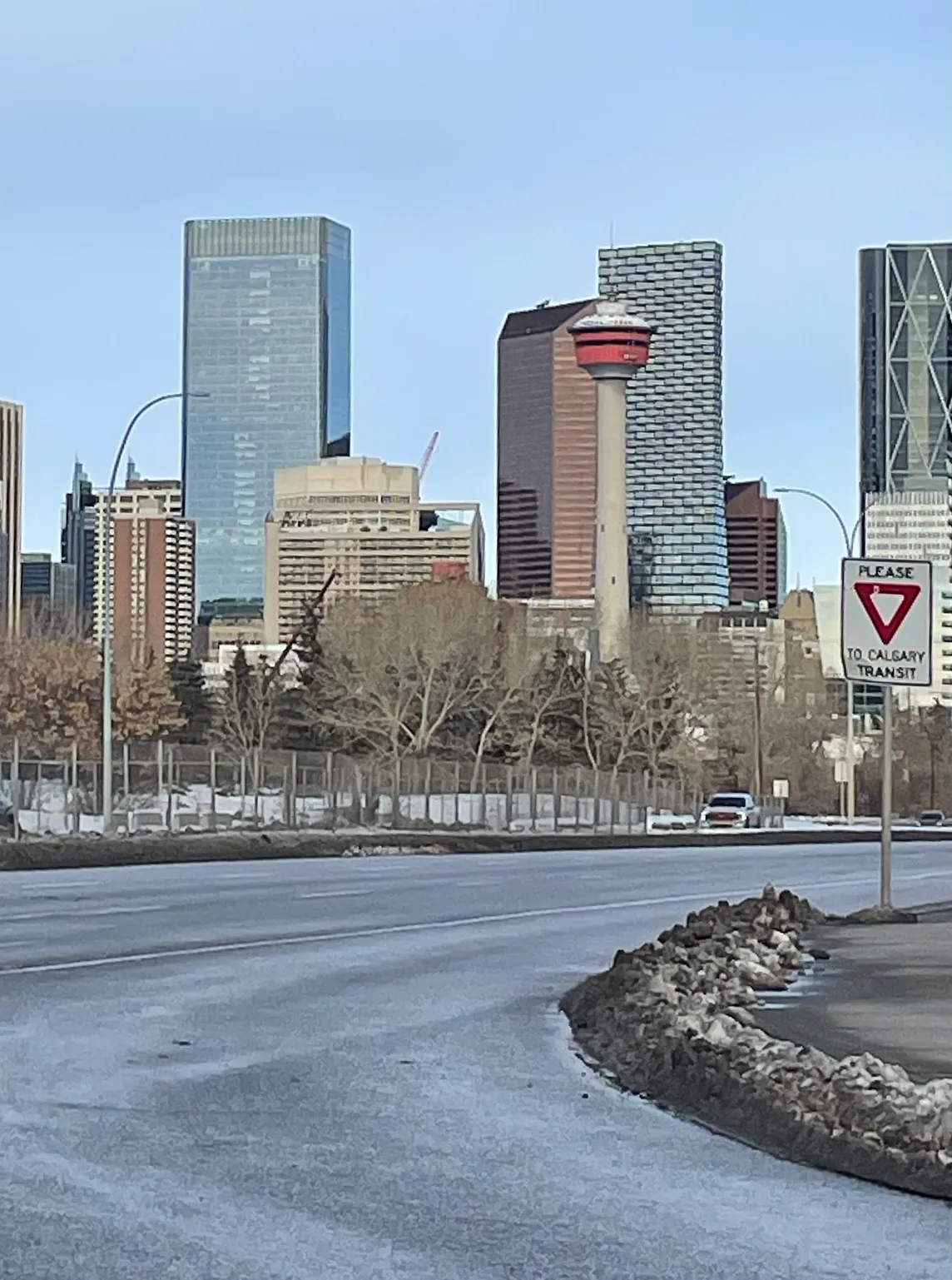 Image of a view of Calgary Tower.