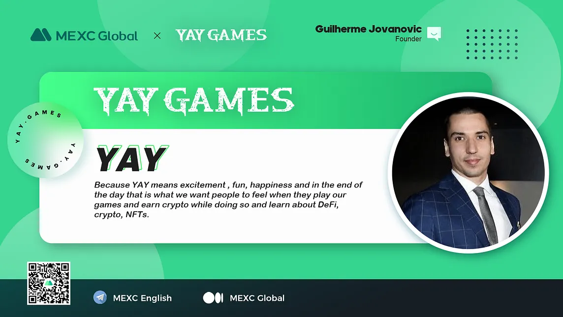 MEXC AMA with Guilherme from YAY Games