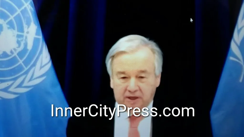 UN Guterres Wants Video Only GA Week And Drivers Licenses From New Jersey