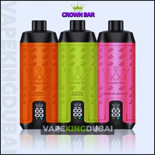 Best Al Fakher Crown Bar 15000 Puffs Pro Max Disposable Vape in Dubai