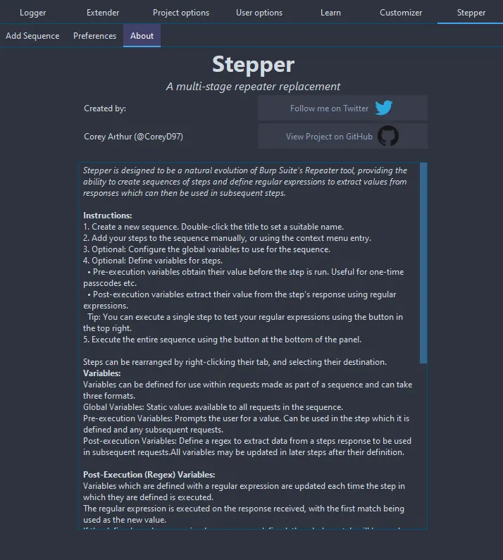 Stepper: Burp’s best sequence automation extender so far! Complete tutorial & review!