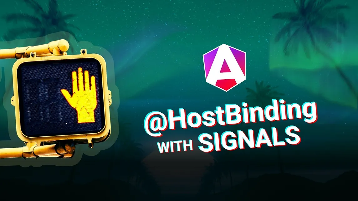 Using @HostBinding with Signals