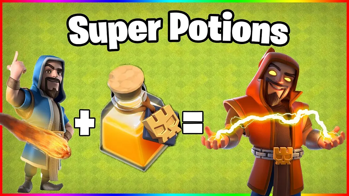 How to Use Super Potion in Clash of Clans?
