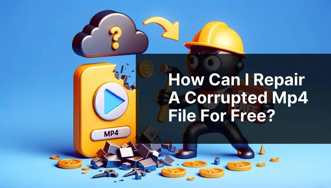 How can I repair a corrupted mp4 file for free?