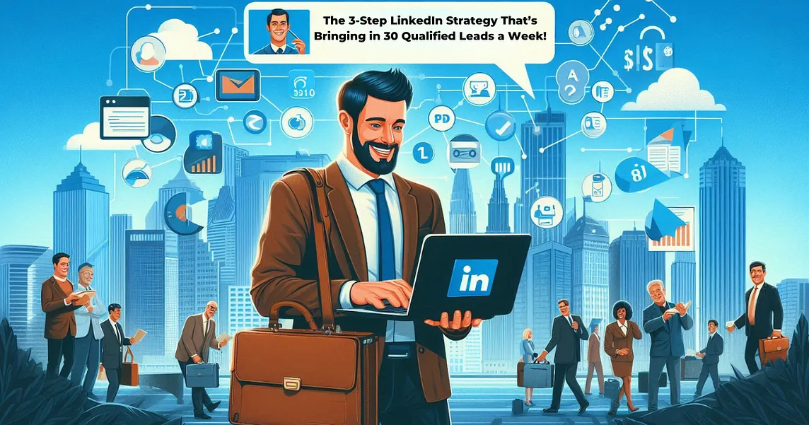 The 3-Step LinkedIn Strategy That’s Bringing in 30 Qualified Leads a Week!