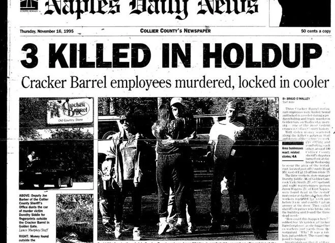 Cracker Barrel Murders 23 years later: Killer still awaits execution