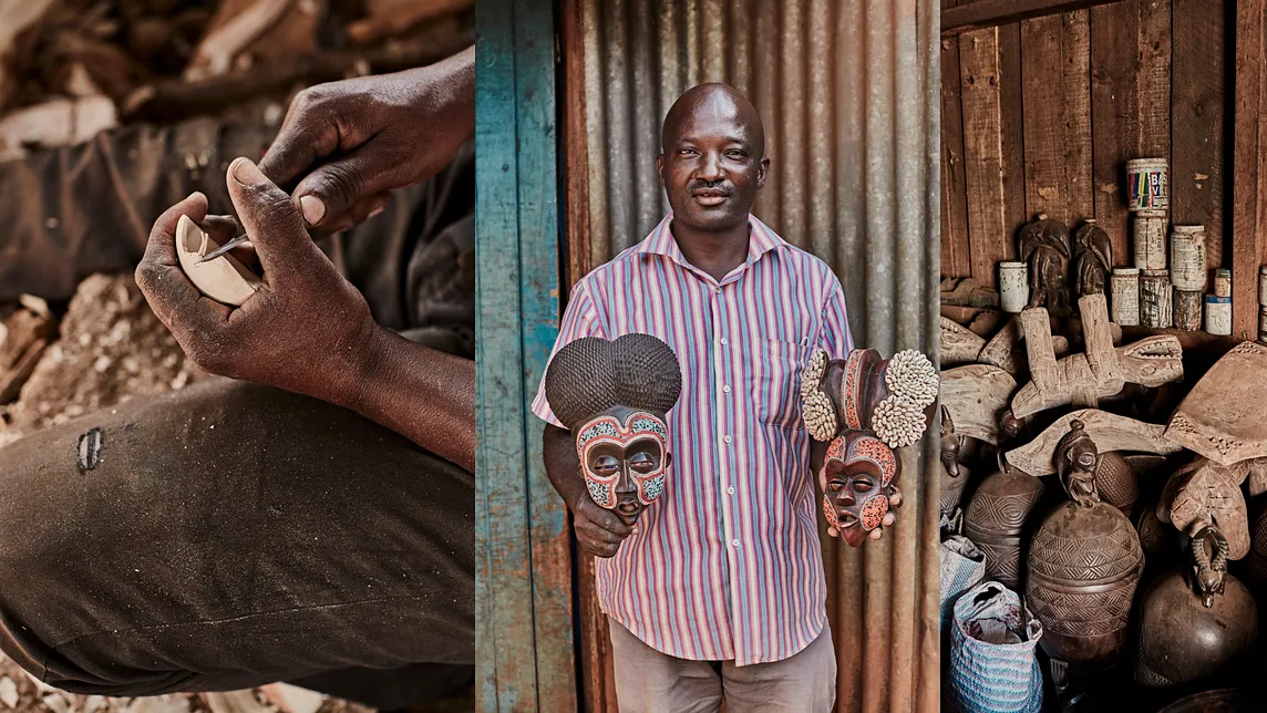 Crafting A Better Life As A Refugee in Kenya: The Story of Kitunga Kapya, A Wood Artisan