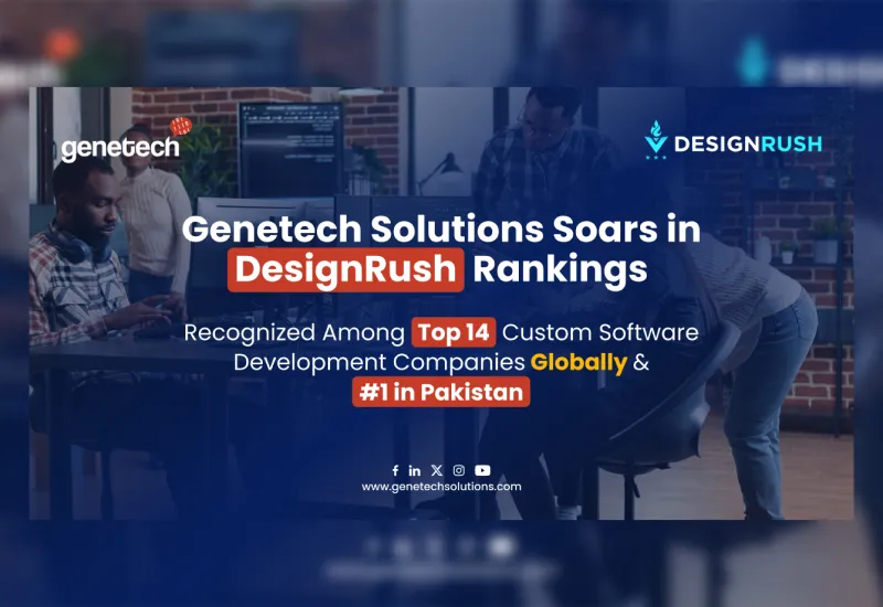 Genetech Solutions Soars in DesignRush Rankings: Recognized Among Top 14 Custom Software…