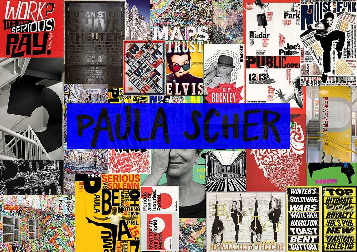 PAULA SCHER: Graphic Designer