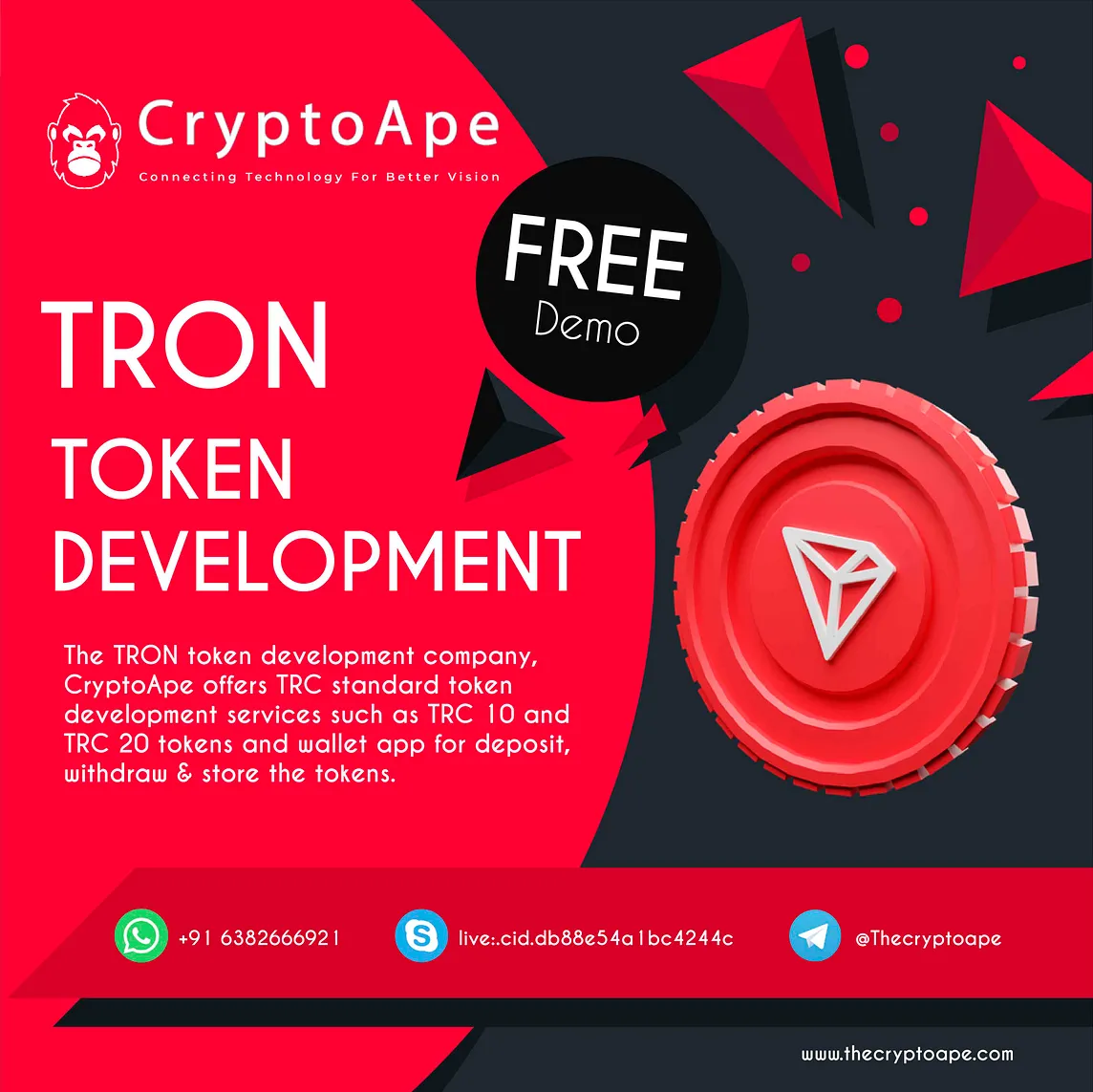 Why TRON Token Development Company is the Leading Innovator in Blockchain Technology