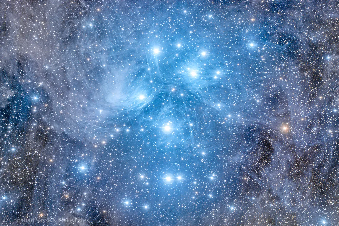 Pleiades from Siding Spring⁠⁠