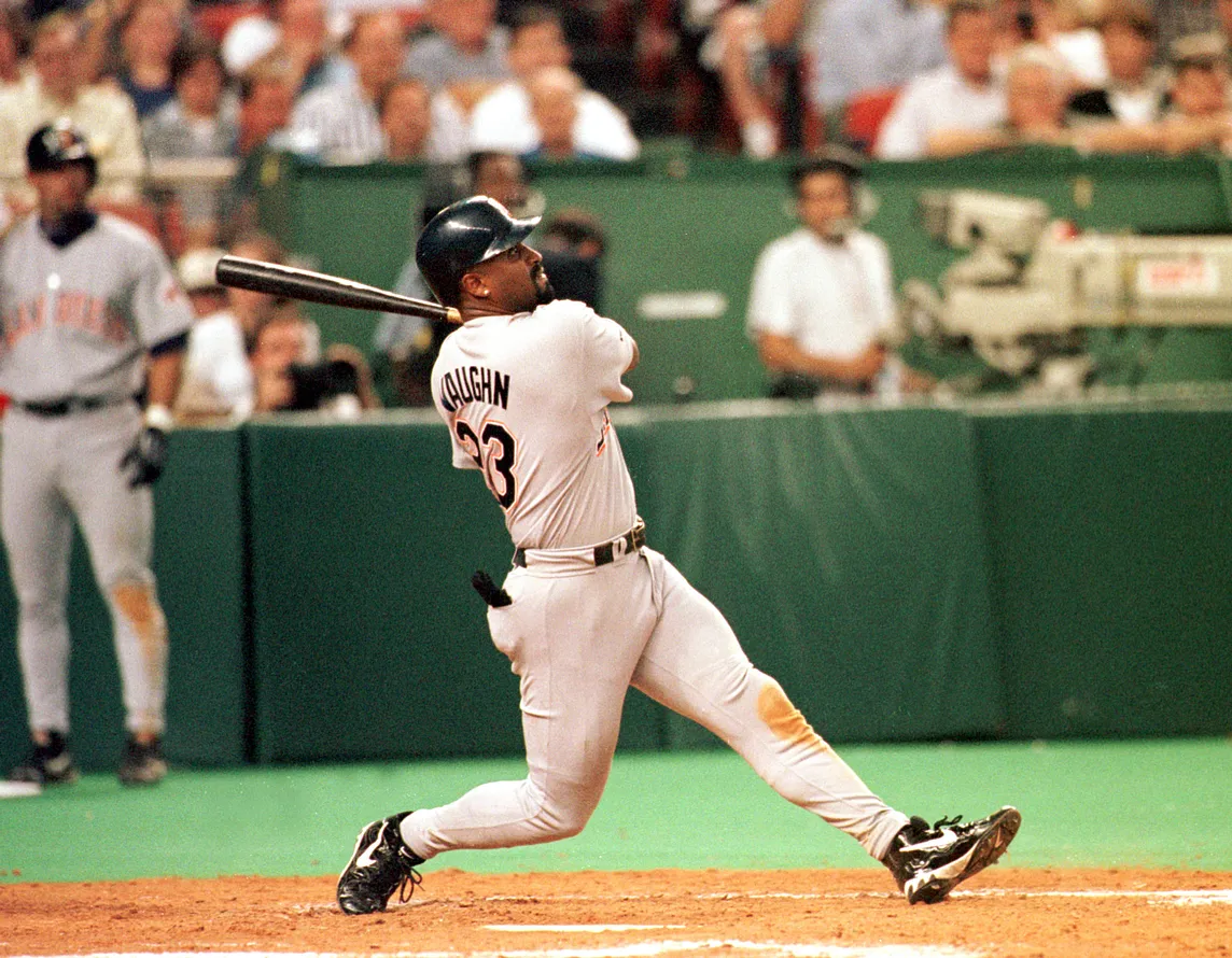 LF Greg Vaughn’s big bat is at №5 in my All-time Padres lineup