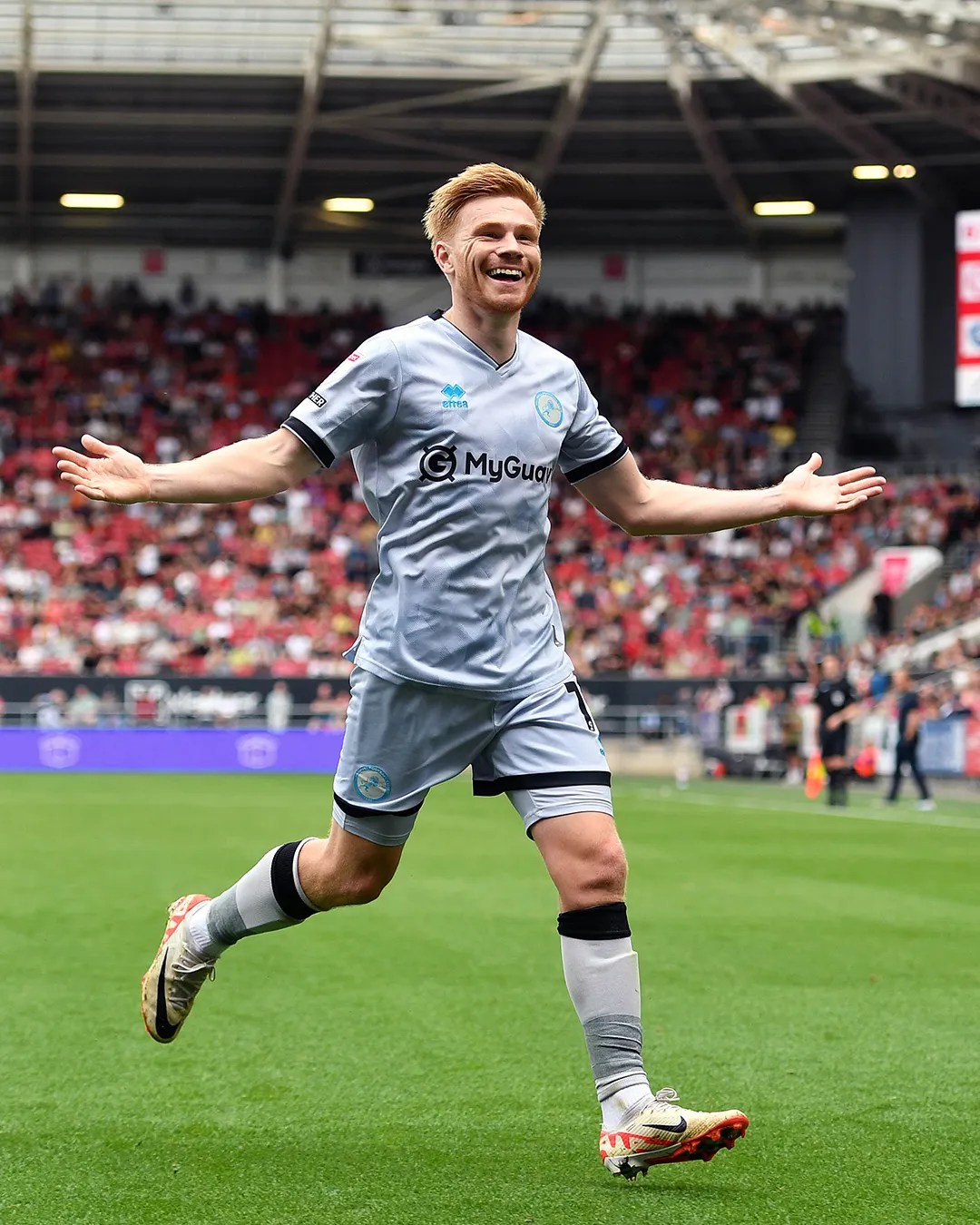 Duncan Watmore enjoys the sunshine for the first time in his life