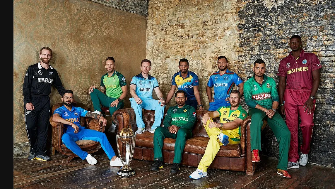 Image may contain Faf du Plessis, Virat Kohli, Kane Williamson, Aaron Finch, Sarfraz Ahmed, Jason Holder.