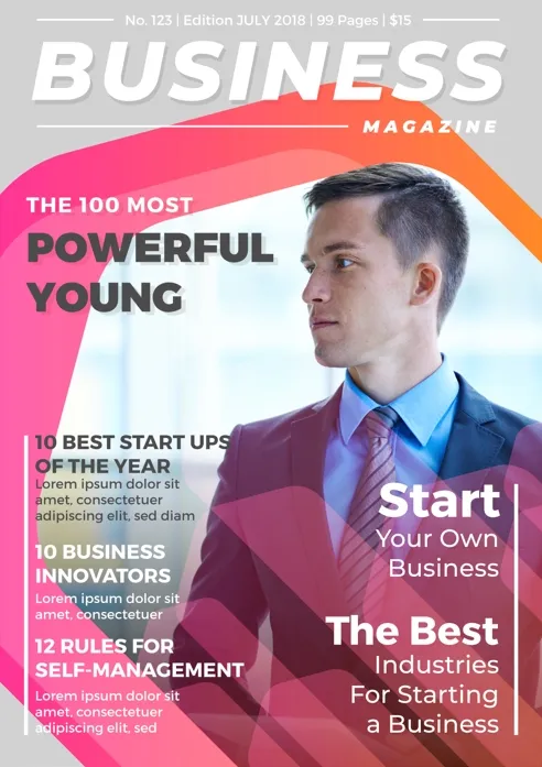 business magazine example