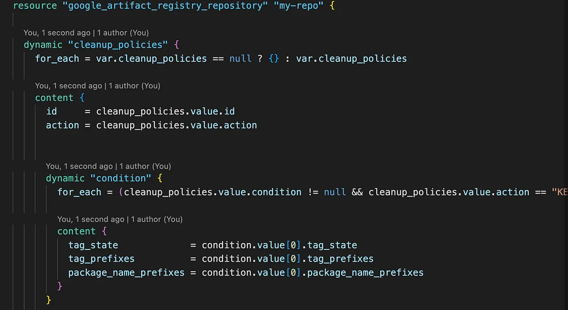 Terraform “dynamic” inside “dynamic” blocks — an implementation example