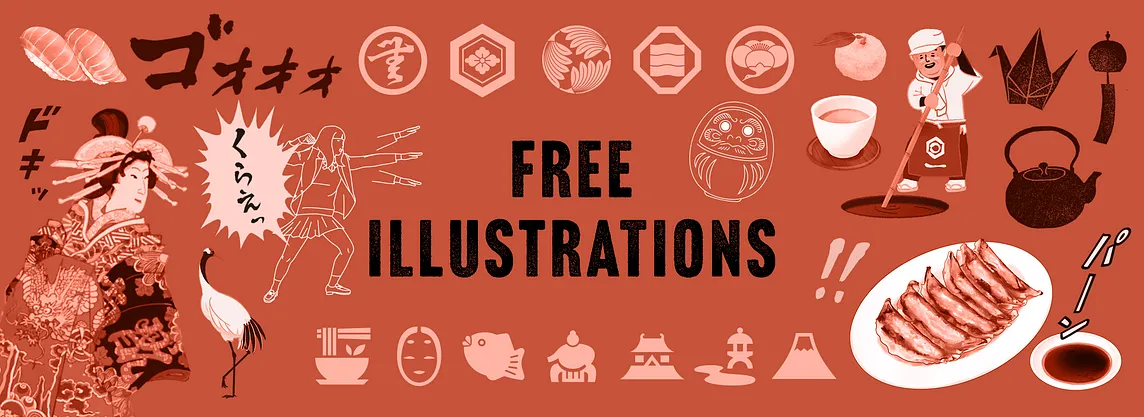 10 Websites to Get Free Japanese Illustrations and Graphic Assets