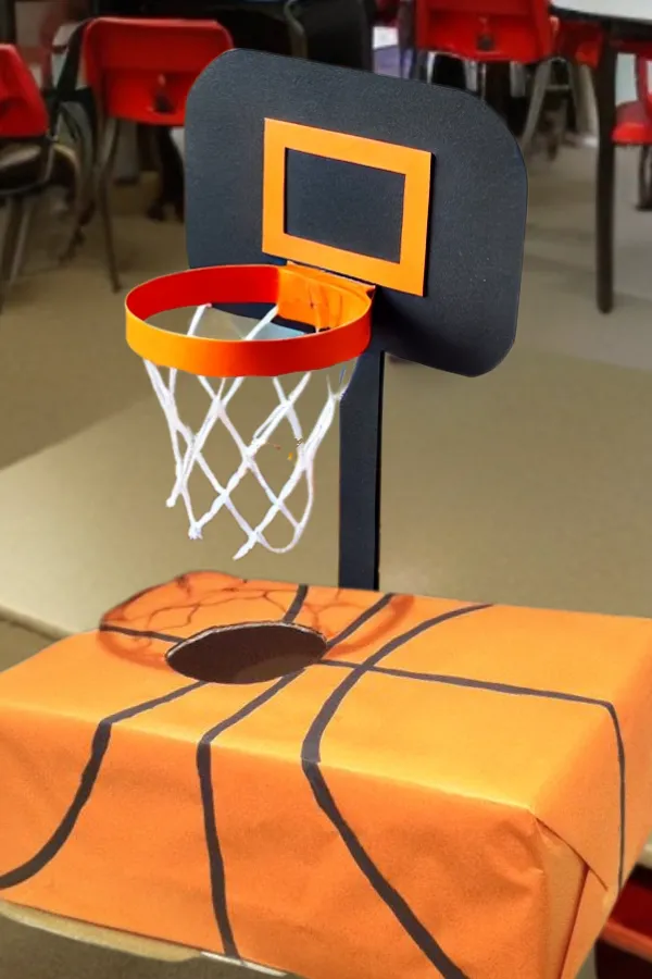 Basketball Valentine’s Box