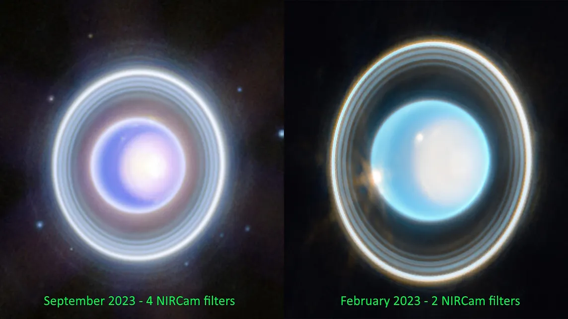 JWST’s new and improved exam of Uranus shines