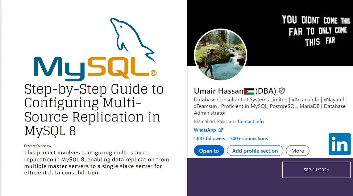 Step-by-Step Guide to Configuring Multi-Source Replication in MySQL 8