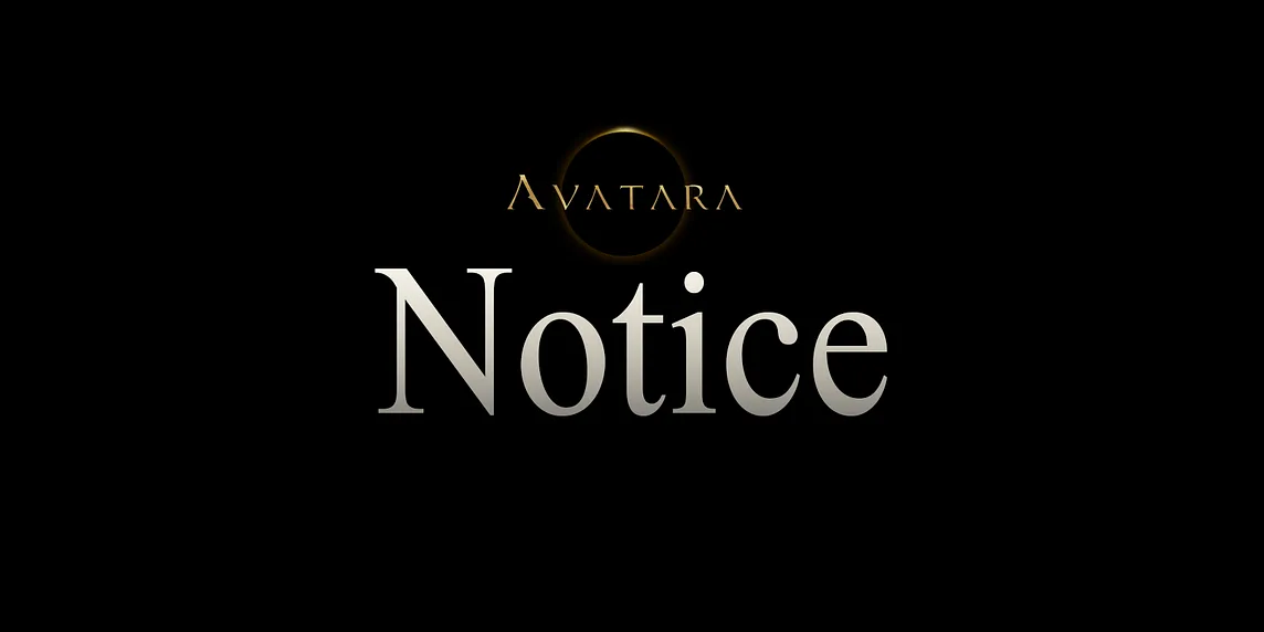 Notice Regarding NOX, TARA Shop Actions