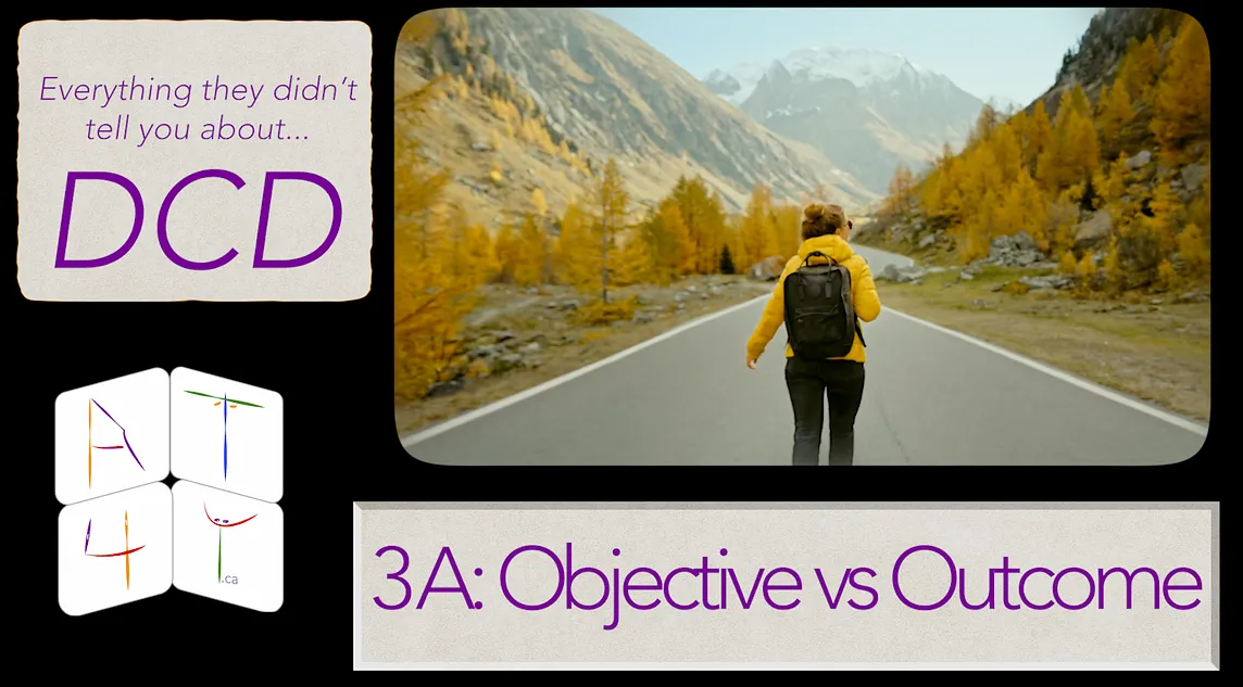 DCD Lesson 3A: Objectives vs Outcomes