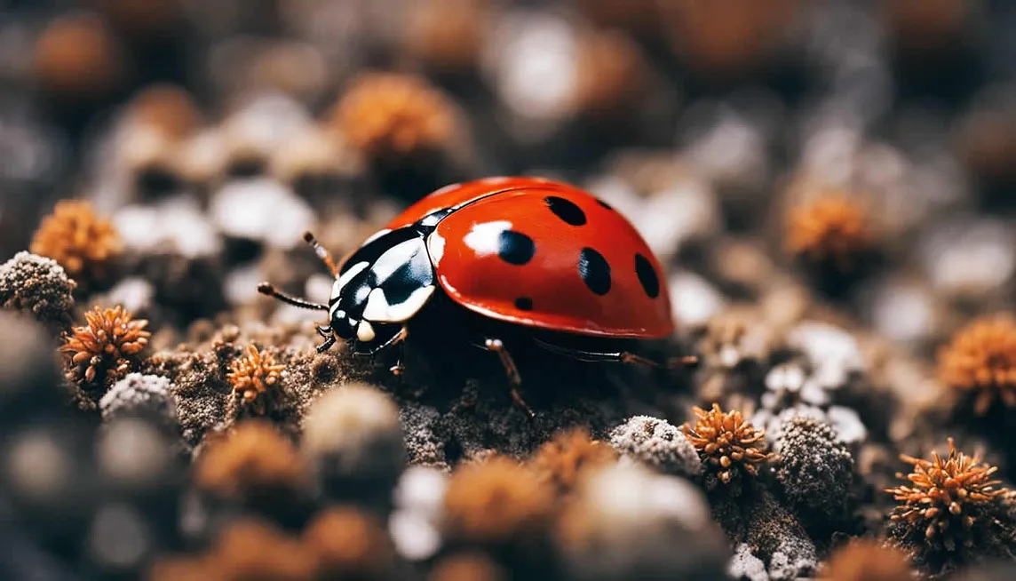 ladybugs are a sign from heaven