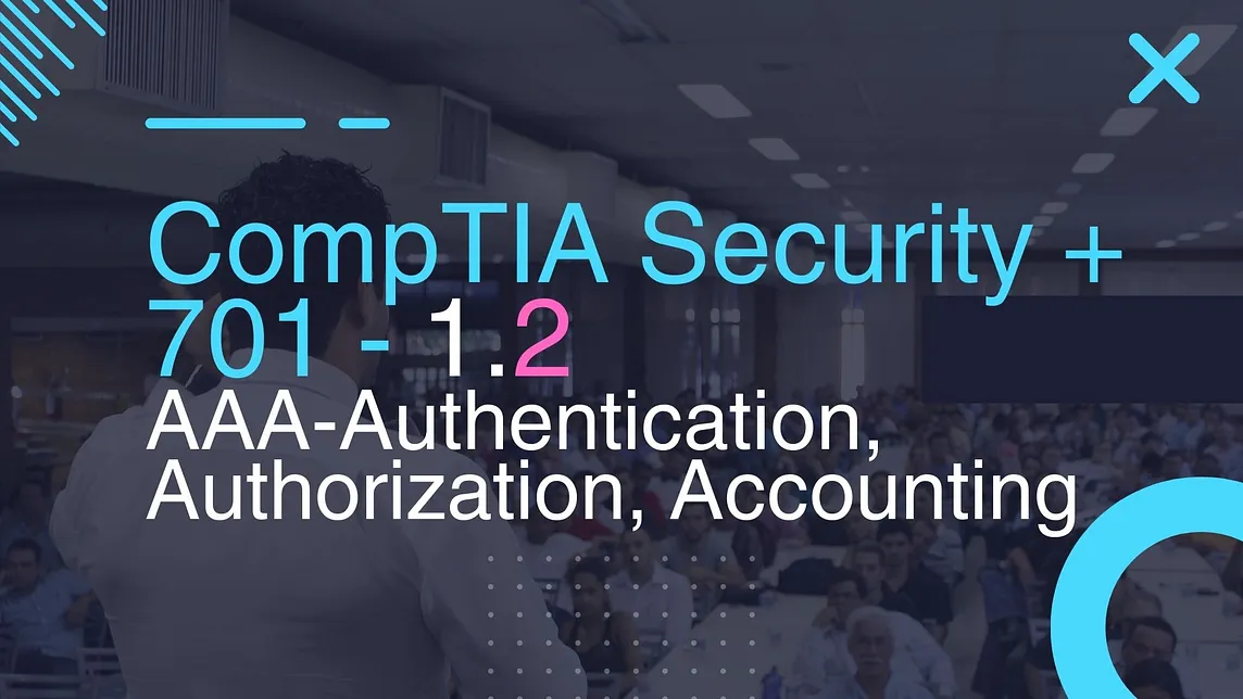 CompTIA Security + 701 1.2 AAA-Authentication, Authorization, Accounting