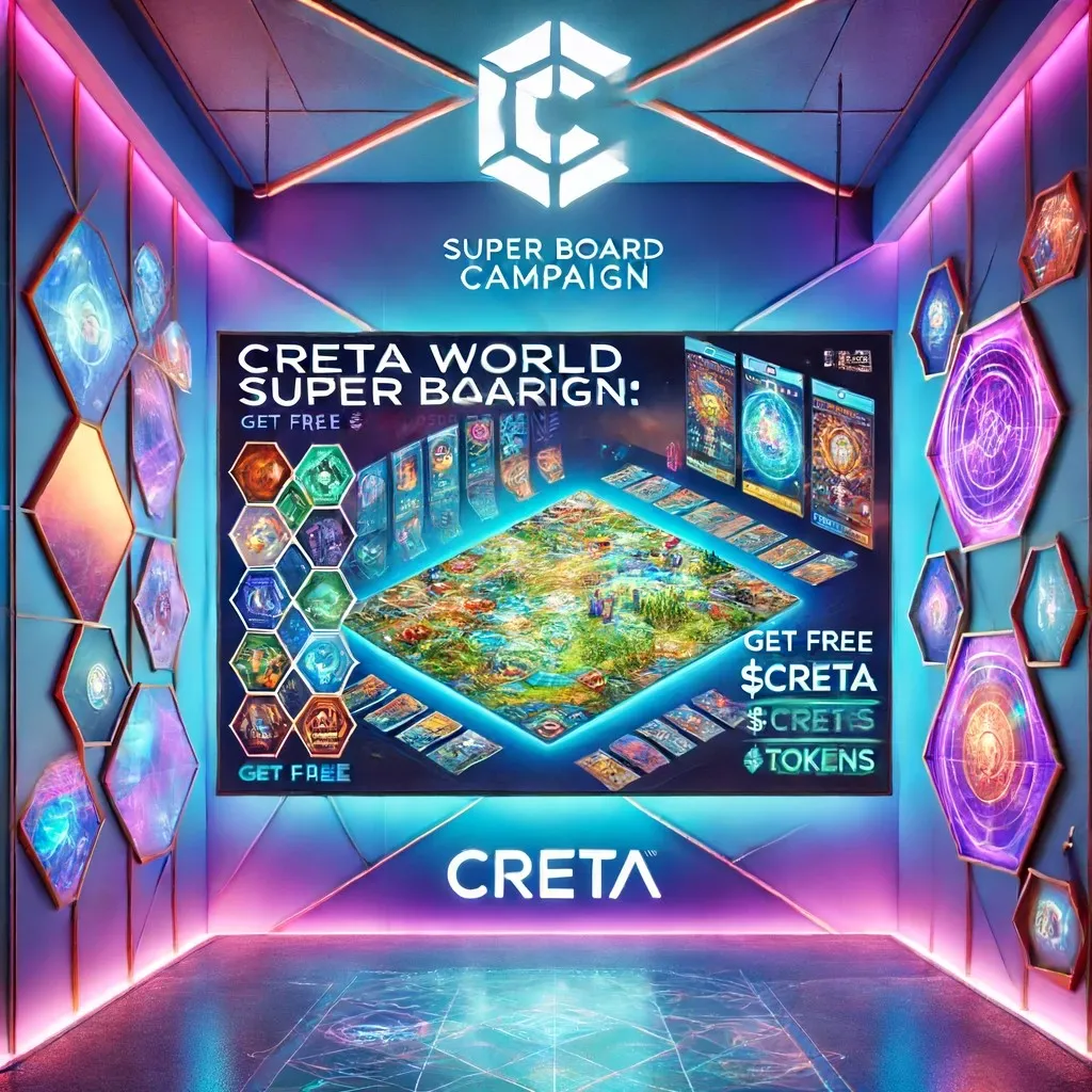 Unlock Free $CRETA Tokens with Creta World’s Exciting Super Board Campaign!