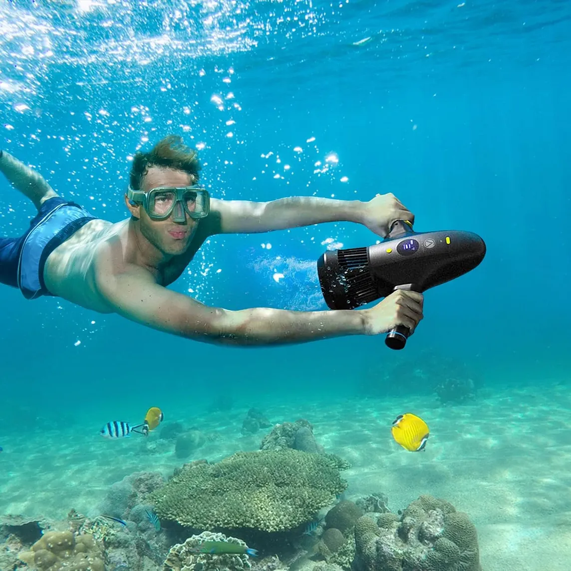 Navigating the Depths with Ease: A Fun Look Into The Crew & Axel Underwater 2-in-1 Scooter