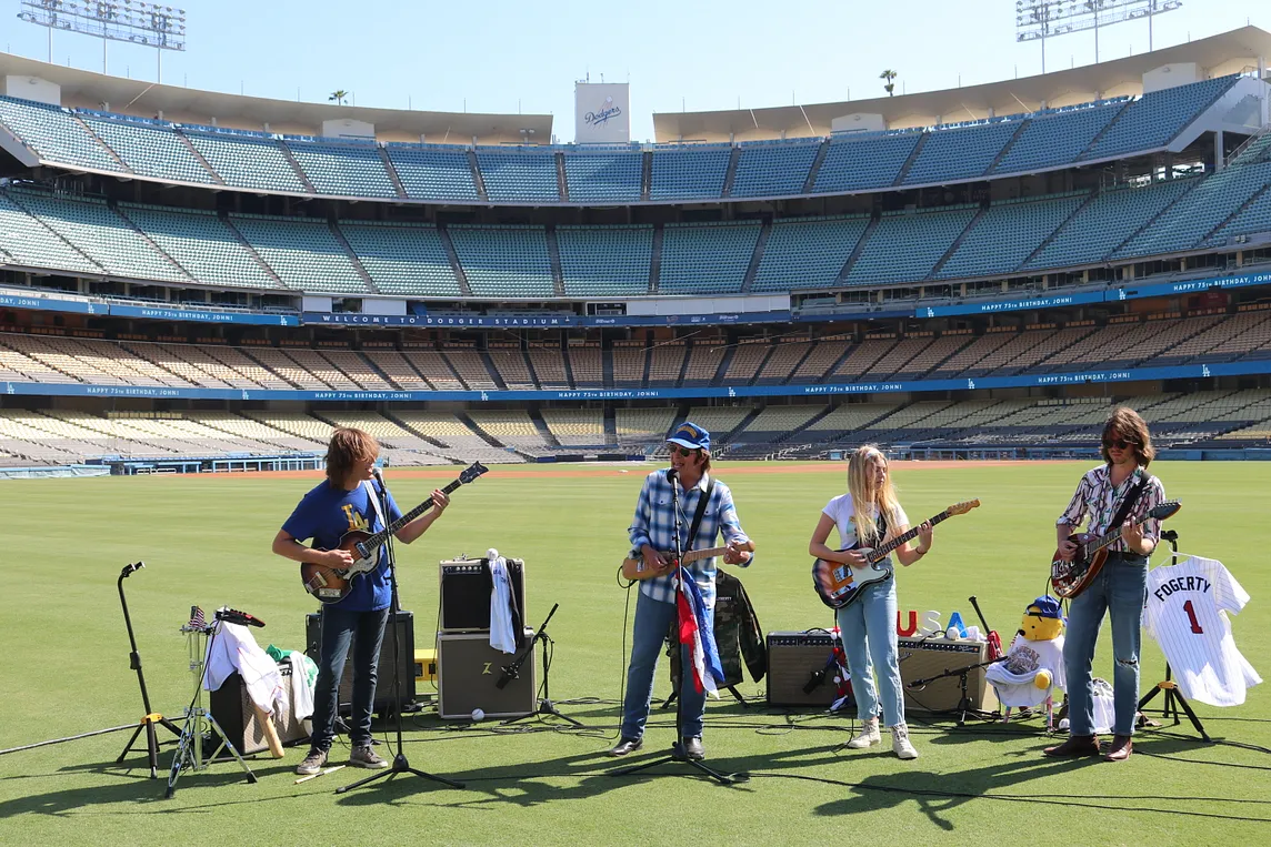 Watch: John Fogerty takes “Centerfield” to Dodger Stadium