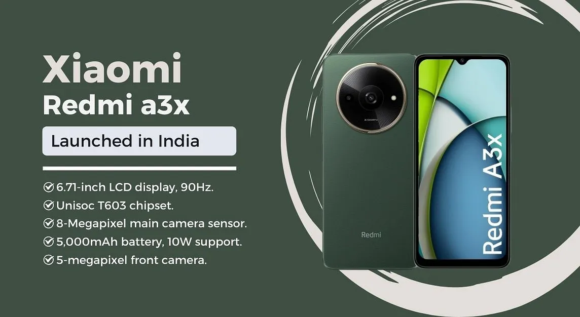 The Xiaomi Redmi A3x smartphone specifications