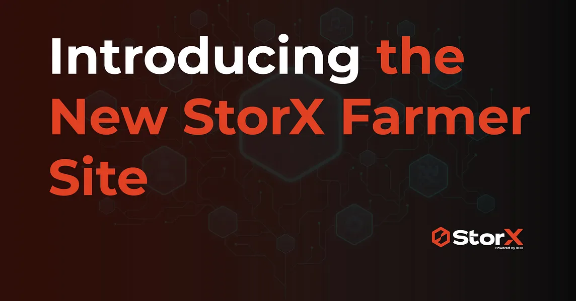 Introducing the New StorX Farmer Site: A Leap Forward for Our Community