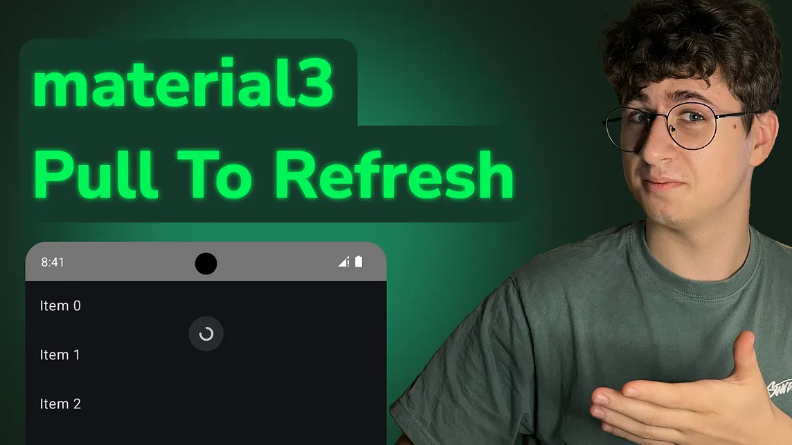 Pull To Refresh using material3 — Jetpack Compose