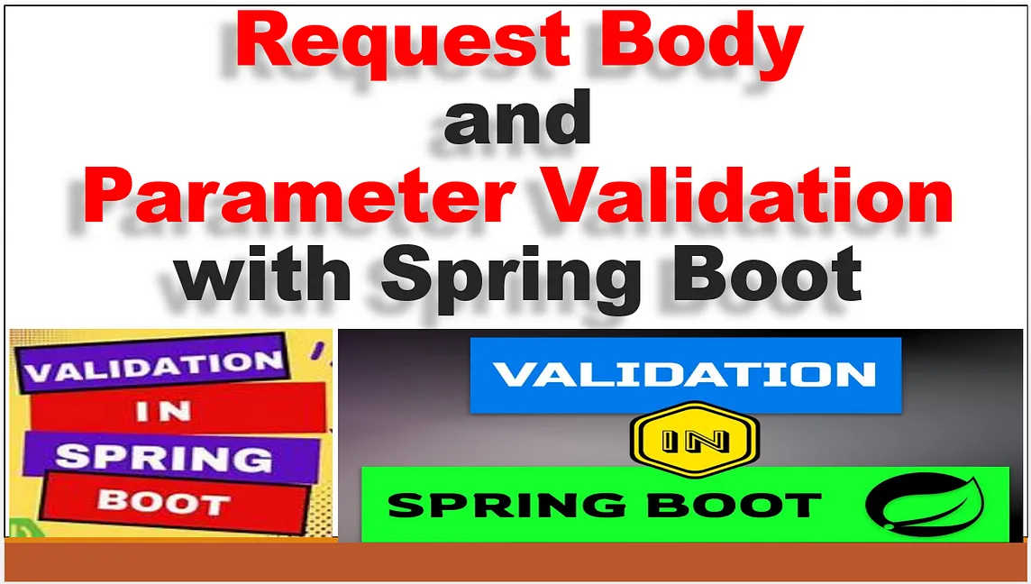 Request Body and Parameter Validation with Spring Boot