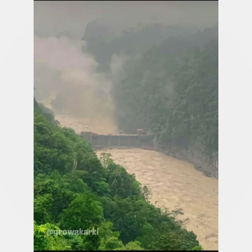 FIRST FLOOD IN SIKKIM