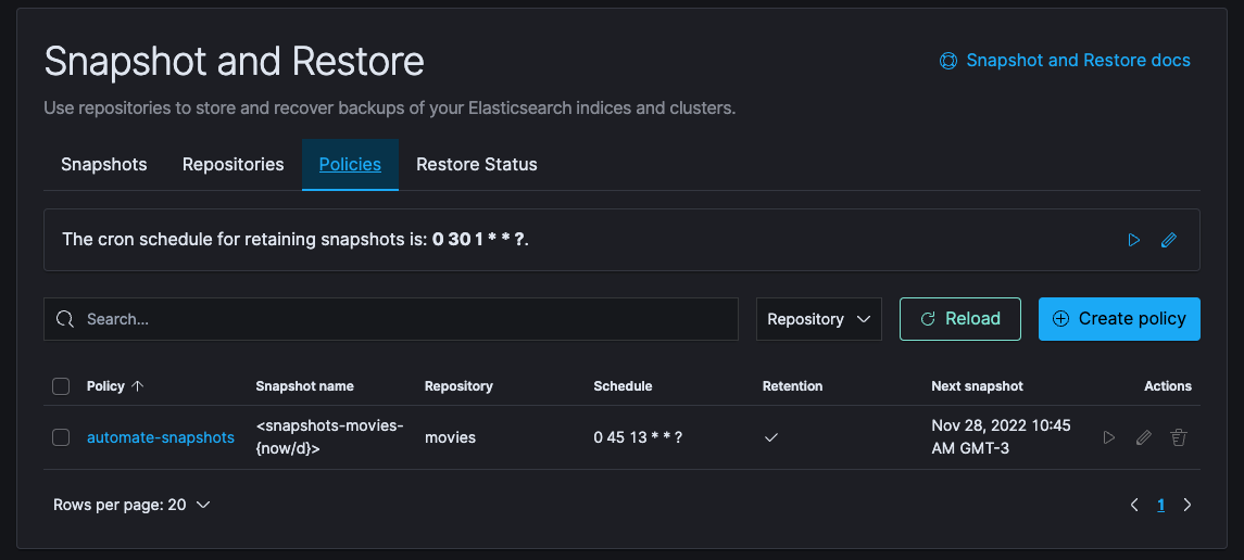 Tips Automate snapshots — Elasticsearch by André Coelho Medium