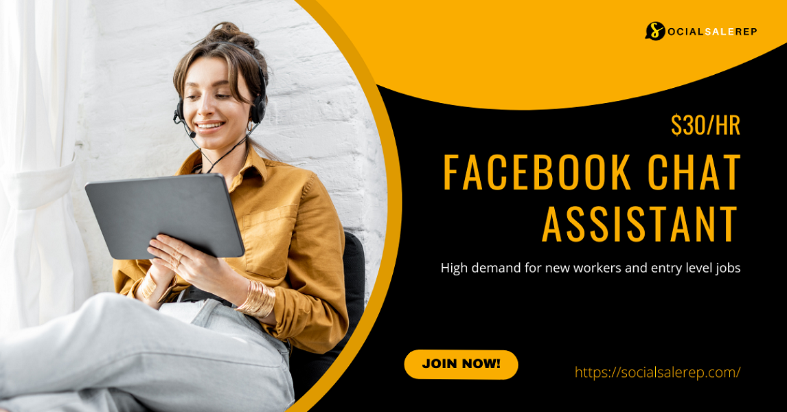 Live Chat Jobs | Facebook Chat Assistant — $30/hr | by elmo suarez