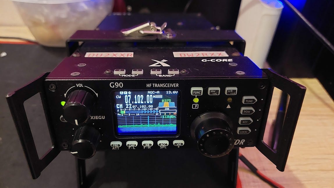 Xiegu G90 HF Transceiver 20W SSB/CW/AM/FM SDR Radio W/, 49 OFF